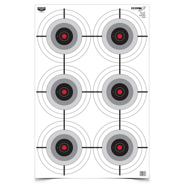 Targets Birchwood Casey Paper BIR 37038          EZESCORER 23X35 MLT BLLEYE 100P